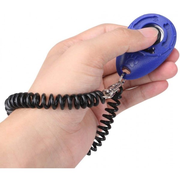 Dog Clicker, EYLEER Pet Dog Cat Training Clicker Training Kit with Wrist Strap Pet Training Clickers for Cats Puppy Dog Birds Horses and More
